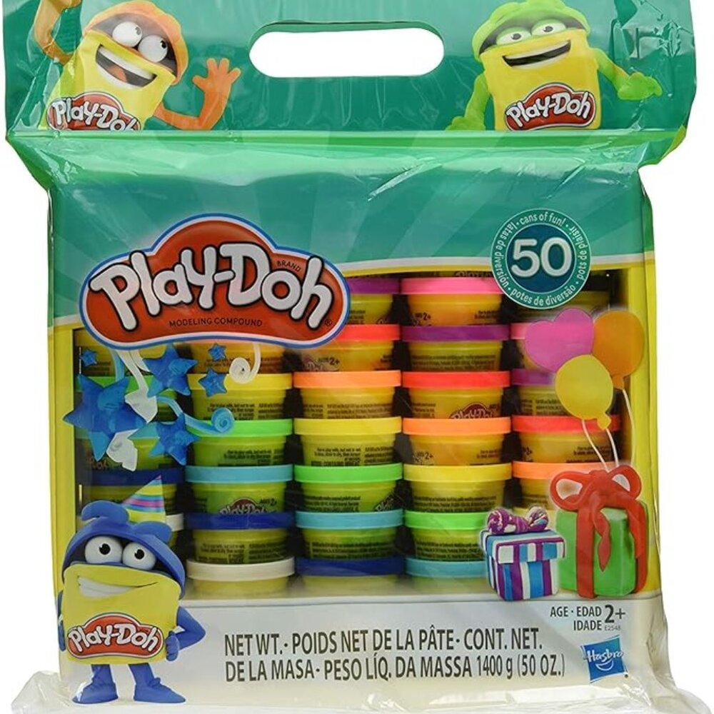 Play-Doh Modeling Compound 50- Value Pack Case of Colors , Non-Toxic , Assorted